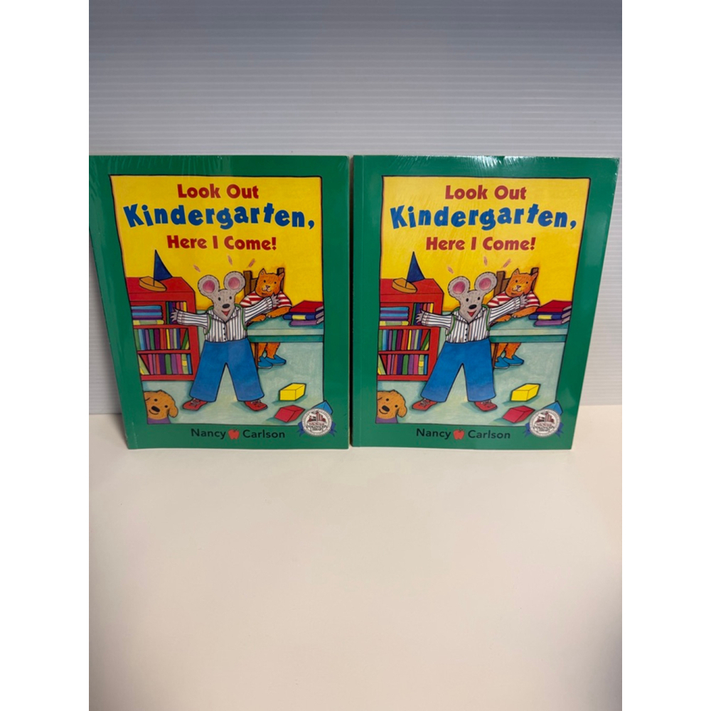 Lot of 2 Look Out Kindergarten Here I Come Book NEW new in packaging